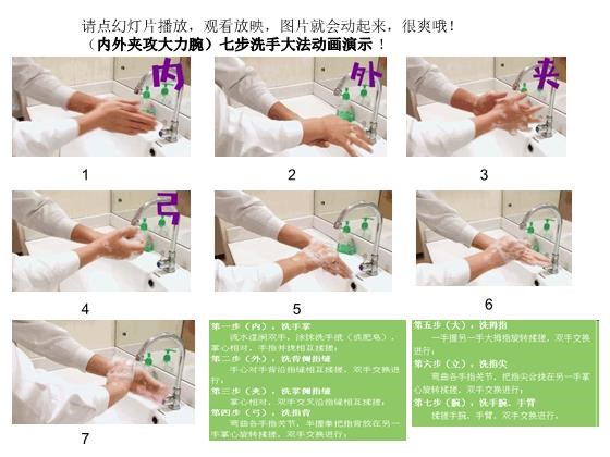 动画演示七步洗手大法